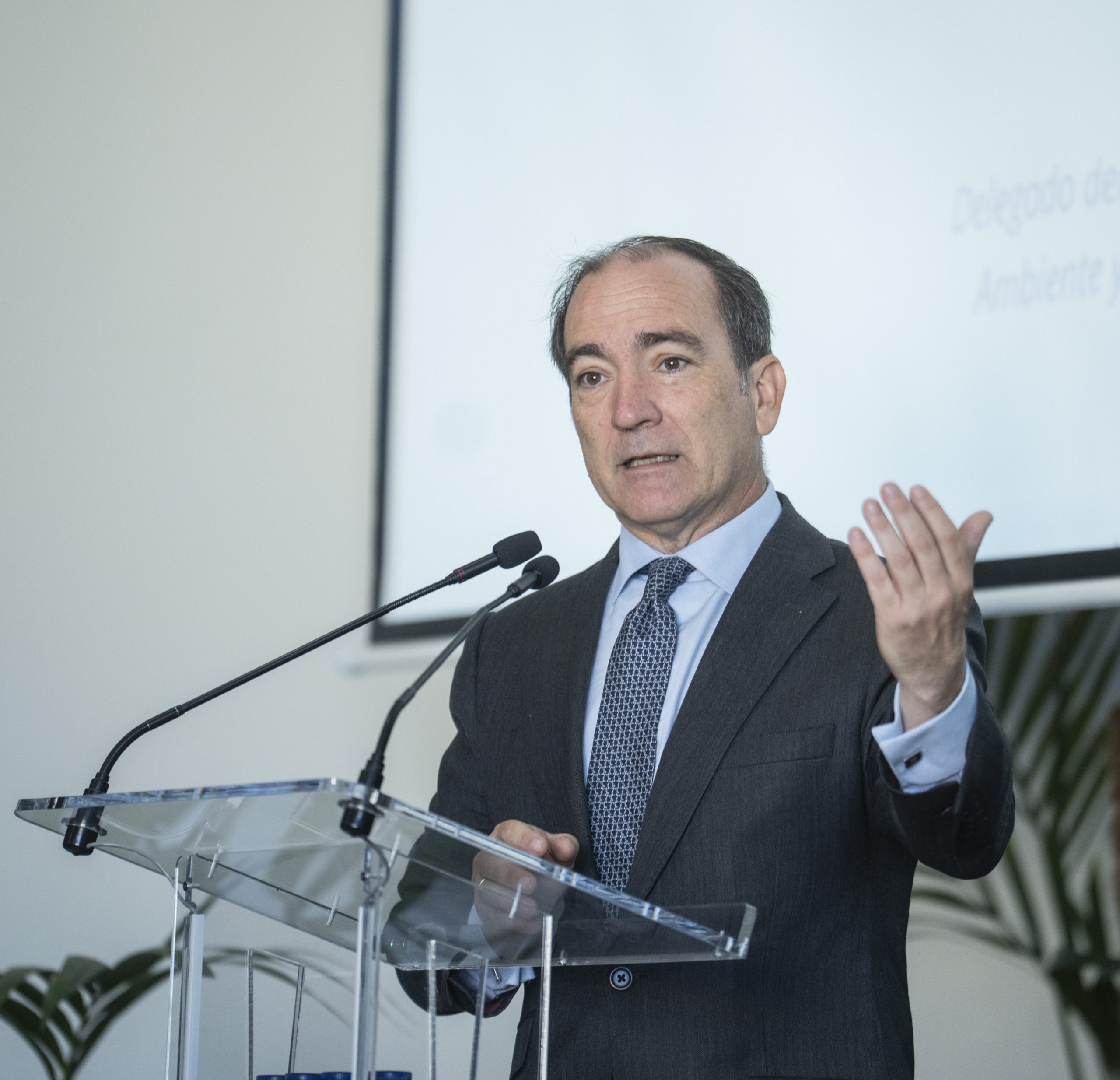 Borja Carabante durante la conversación Madrid para la longevidad